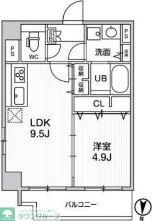 ROOTs Ryogokuの物件間取画像